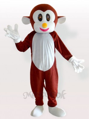 Bouncing Monkey Brown Adult Mascot Costume