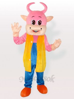 Pinky Cow Adult Mascot Costume