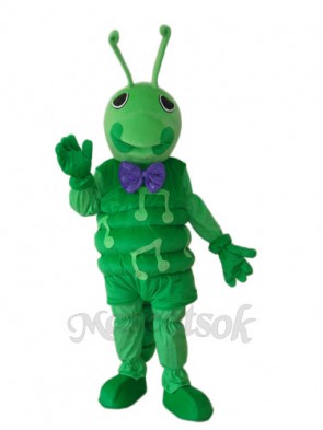 Green Worm Mascot Adult Costume 