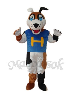 Mitt Dog Mascot Adult Costume 