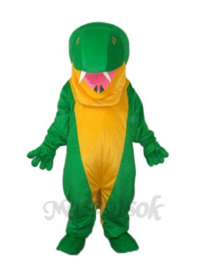 Green Snake Mascot Adult Costume 