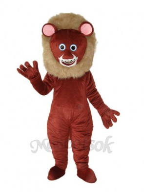 Dark Brown Lion Mascot Adult Costume 