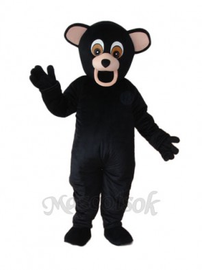 Black Dog Bear Mascot Adult Costume 