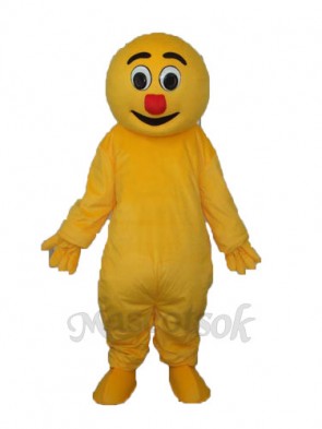 Yellow Monster Mascot Adult Costume 