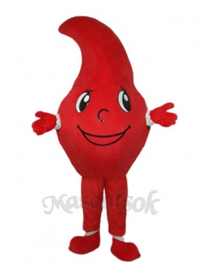 Red Dripping Mascot Adult Costume 