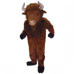 Friendly Buffalo Mascot Costume