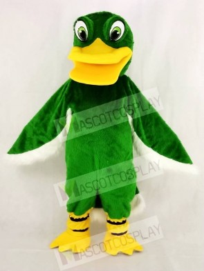Funny Green Duck Mascot Costume School