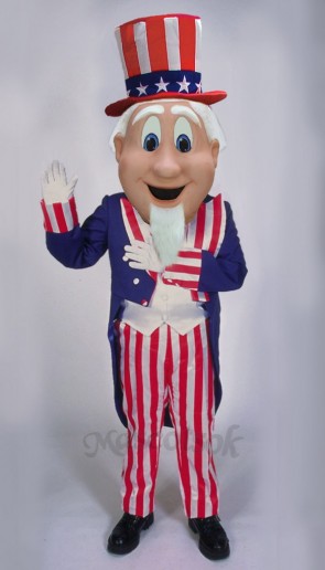 Uncle Sam Patriotic Costume Mascot