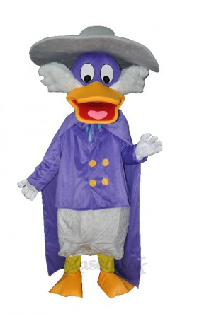 Naughty Purple Duck Adult Mascot Costume 