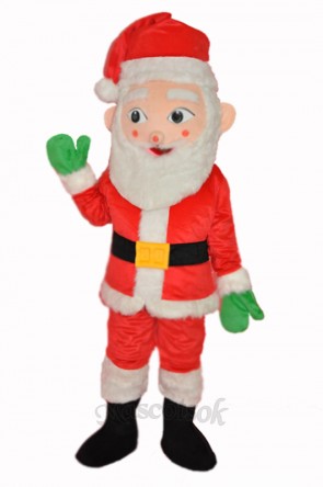 New Santa Claus Adult Mascot Costume 