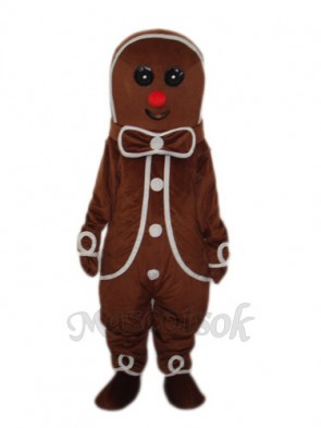 The Gingerbread Man Mascot Adult Costume 
