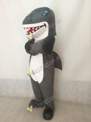Grey Shark Mascot Costume 