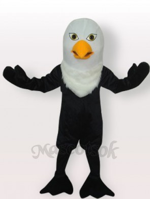 Black Eagle Short Plush Adult Mascot Costume