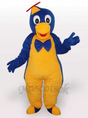 Blue Yellow Penguin Adult Mascot Costume