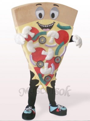 Brown Cheese Pizza Plush Mascot Costume