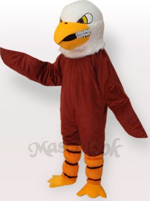 Brown Eagle Short Plush Adult Mascot Funny Costume