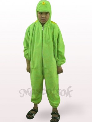 Green Tortoise Open Face Kids Plush Mascot Costume