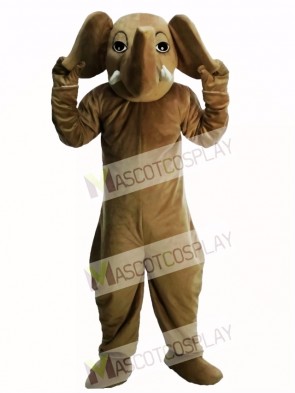 Brown Elephant Masot Costume  