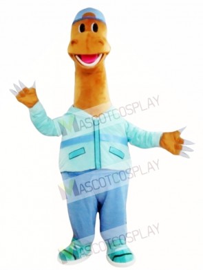 Happy Dinosaur Mascot Costume