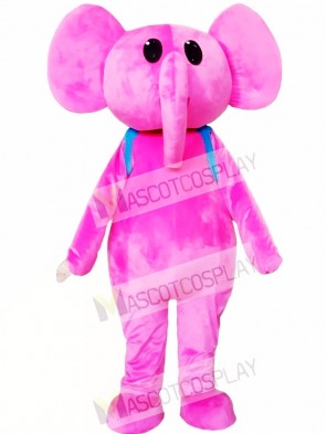 Adult Pink Elephant Mascot Costume