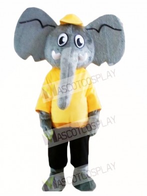 Adult Grey Elephant Mascot Costume