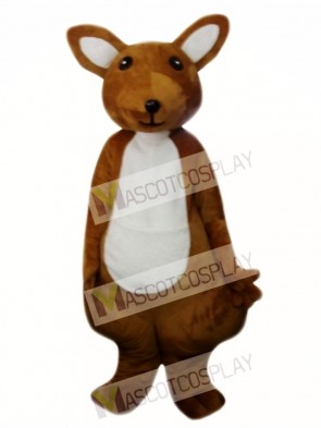 Cute Adult Kangaroo Mascot Costume  