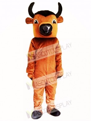 Brown Buffalo Mascot Costume