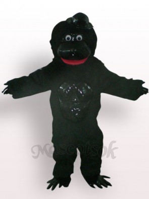 Orangutan With Black Hat Plush Adult Mascot Costume