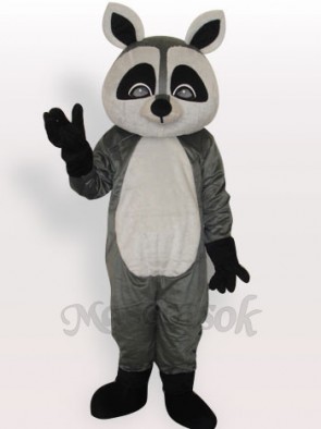 Raccoon Short Plush Adult Mascot Costume