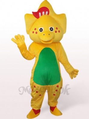 Star Dragon In Yellow Plush Mascot Costume