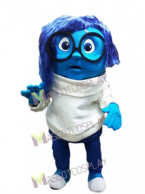 Sad from Inside Out Mascot Costume   