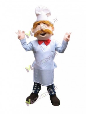 Restaurant Promotion French or Italian Chef Mascot Costume 
