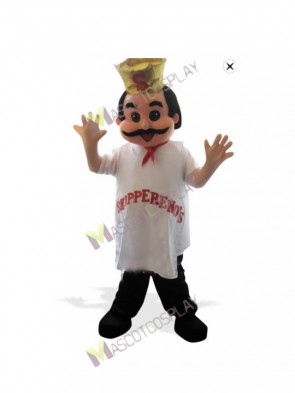 Italian Chef Cook Mascot Costume