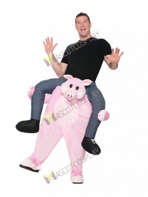 Pig Carry Me Ride a Pig Mascot Costume 