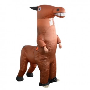 Horse Inflatable Costume Halloween Christmas Fancy Dress Blow up Costume for Adult