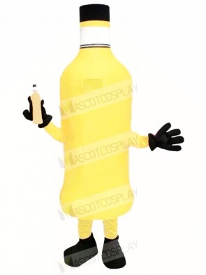 Orange Bottle Mascot Costume 