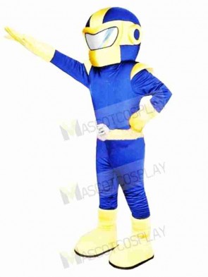 Blue & Yellow Superman Mascot Costume