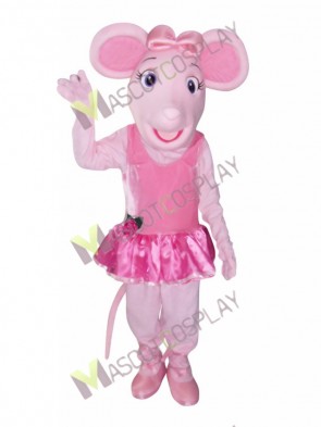 Angelina Ballerina Mouse Mascot Costume 