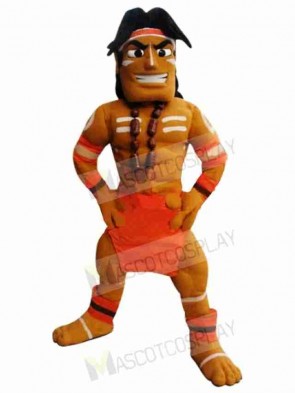 Indian Warrior Mascot Costume 