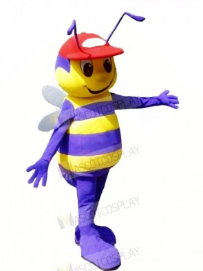 Boy Bee with Red Hat Mascot Costumes Animal	