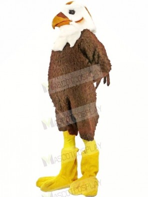 Strong Brown and White Hawk Mascot Costumes Animal