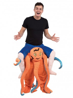 Piggy Back Octopus Carry Me Ride on Mascot Costumes Halloween Christmas