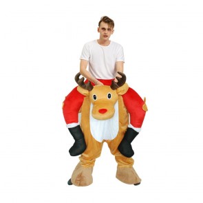 Elk Deer Carry me Ride on Halloween Christmas Costume for Adult