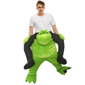 Fat Frog Carry me Ride on Halloween Christmas Costume for Adult 
