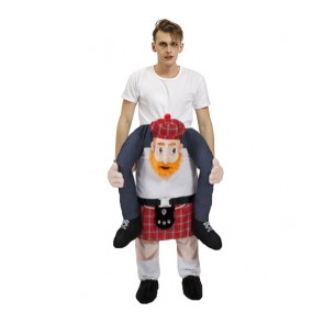 Beer Man Scotsman Leprechaun Carry me Ride on Halloween Christmas Costume for Adult