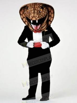 Gentleman Cobra Snake Mascot Costumes