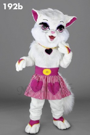 New Heartfelt Kitty Cat Mascot Costume