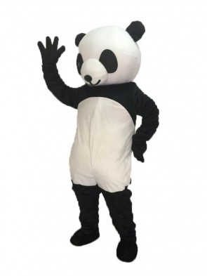 Cute Lovely Black And White Panda Plush Adult Funny Mascot Costume  