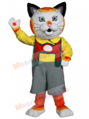 Huckle Cat mascot costume