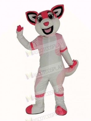 Pink Husky Dog Mascot Costume Animal
